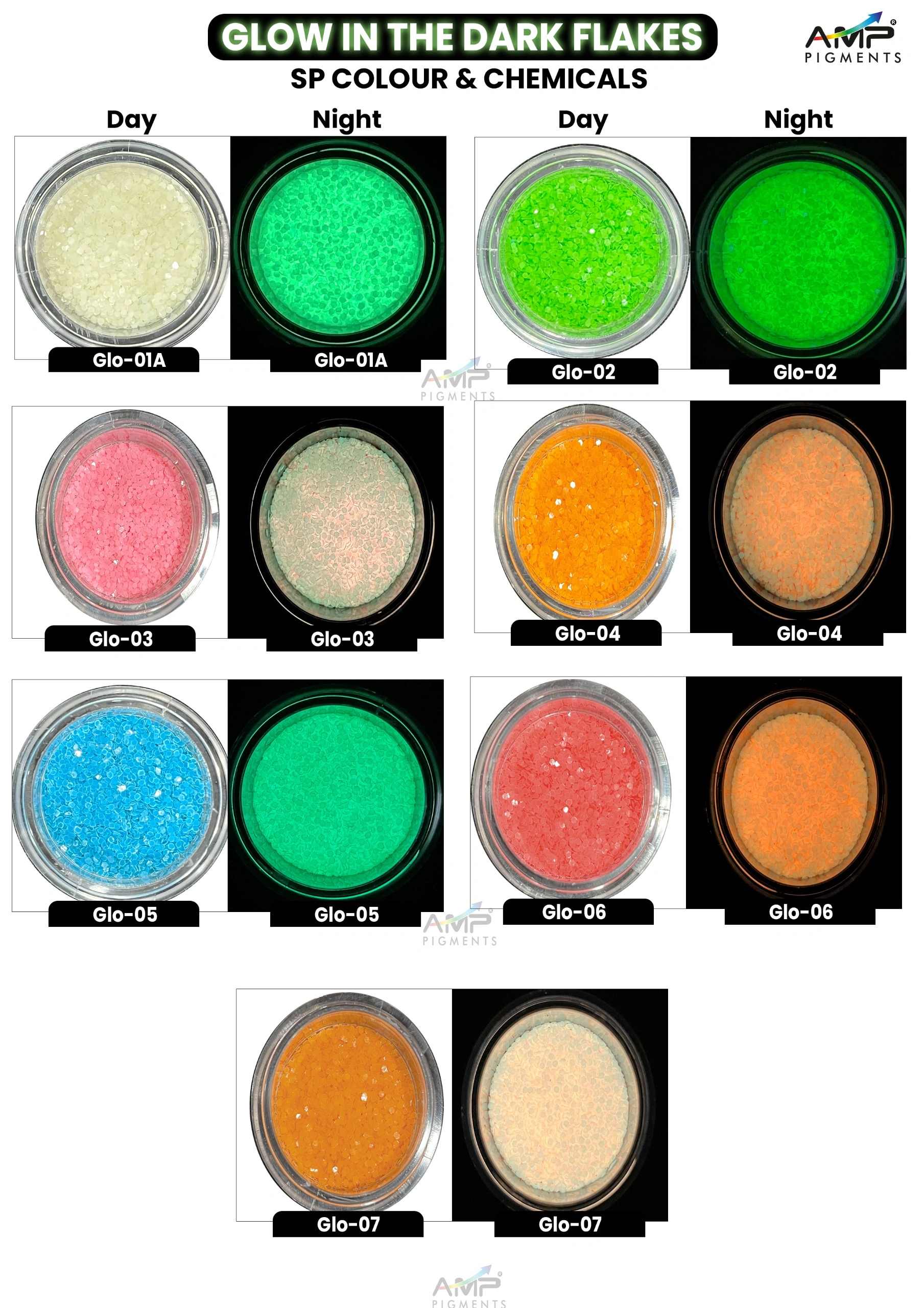 Glow in the Dark Flakes