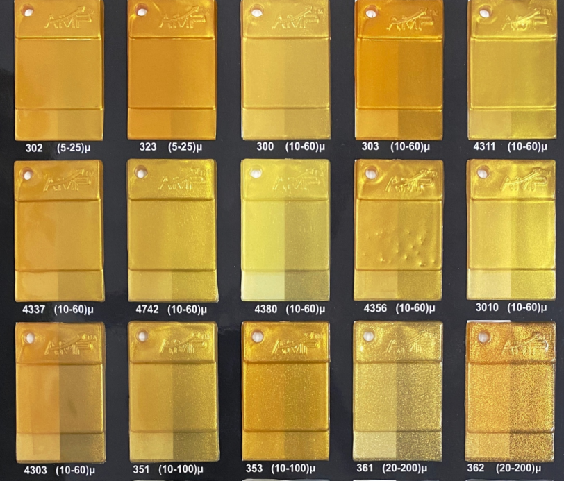 Gold & White Pearl Pigments