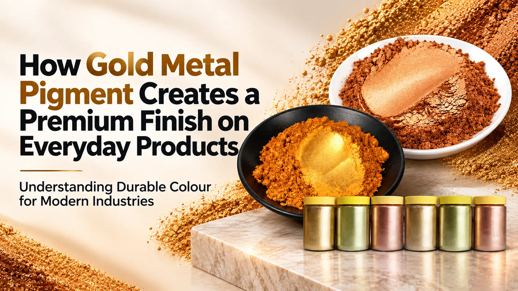 gold metal pigments
